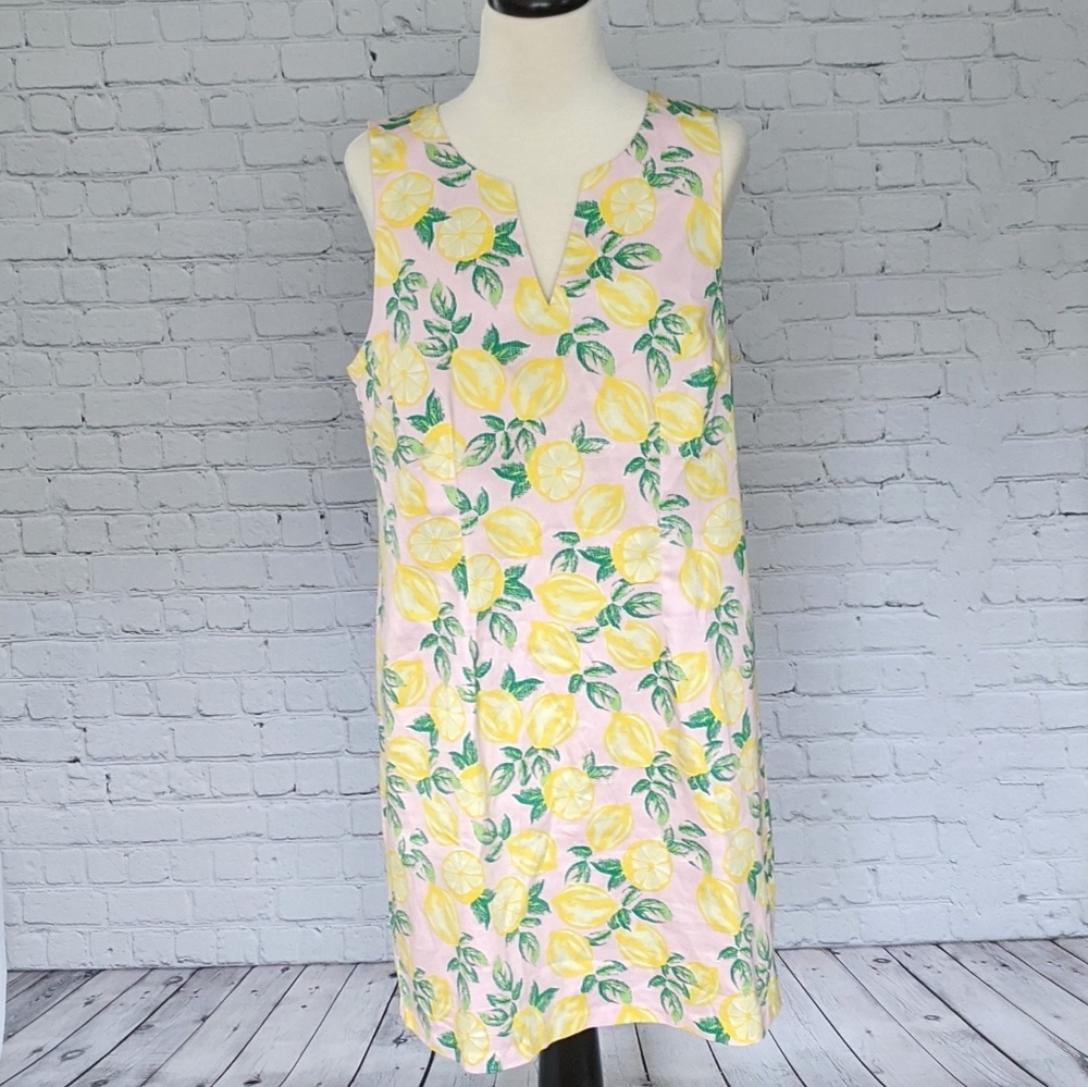 NWT Cynthia Rowley Pink Lemon Shift Dress